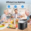 Small Portable Home Use Ice Maker,Black
