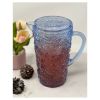 Leading Ware 2.5 Quarts Water Pitcher with Lid, Paisley Unbreakable Plastic Pitcher, Drink Pitcher, Juice Pitcher with Spout BPA Free